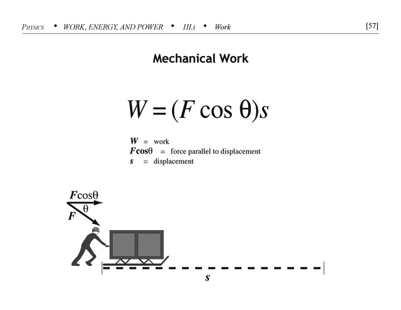 Mechanical work