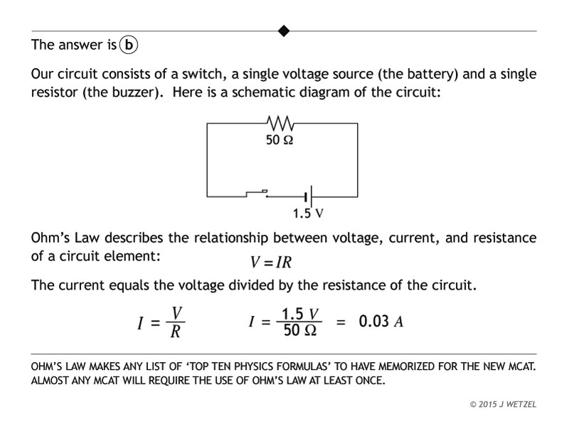Battery physics problem answer