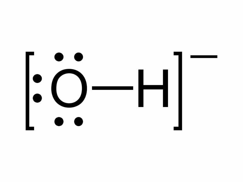 Hydroxide lone pairs