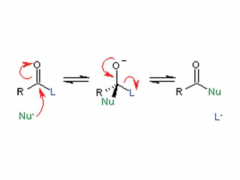 nucleophilic acyl substitution mechanism