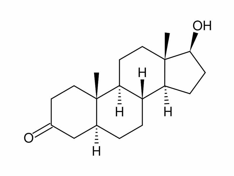 Androstanolone structure