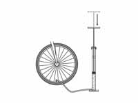 Bicycle pump for gas law problem