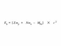 Nucleus binding energy