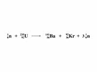 Uranium fission example