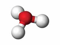 Hydronium ball and stick