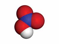 Nitric acid space filling