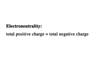 Electroneutrality principle
