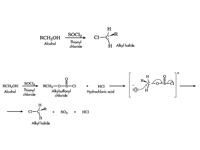 Reaction of Alcohols with Thionyl Chl...