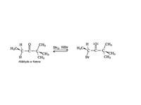 Alpha halogenation.