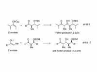 Since Z enolates must react through a...