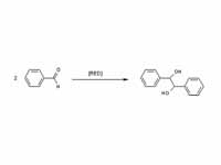 Pinacol reaction of benzaldehyde