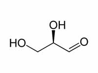 Skeletal formula - D-glyceraldehyde