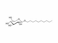 Chemical structure of decyl glucoside...