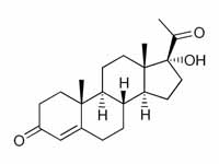 17-Hydroxyprogesterone structure
