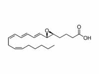 Chemical structure of leukotriene A4.